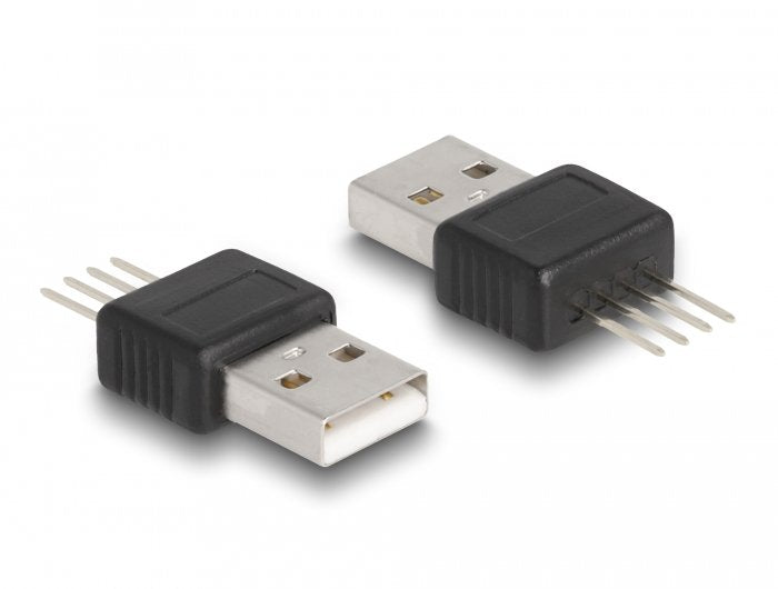 Delock Adaptador Usb 2.0 Tipo-A Macho Con Conexión 4 Pines