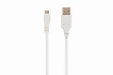 EAN 8716309082280 - Gembird MicroUSB B - USB A, 0.5m cable USB USB 2.0 0,5 m Micro-USB B Blanco imagen 1