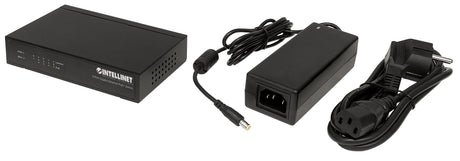 EAN 0766623561228 - Intellinet 561228 switch No administrado Gigabit Ethernet (10/100/1000) Energía sobre Ethernet (PoE) Negr imagen 5