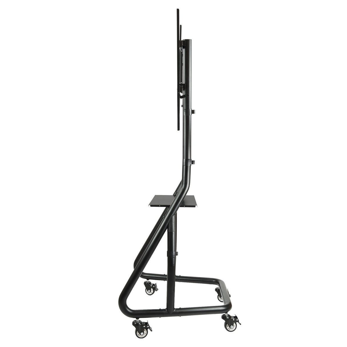 Tooq Soporte De Pantalla De Suelo Con Ruedas 60"-105" - Bloqueo De Ruedas - Sistema Antirrobo - Gestion De Cables -