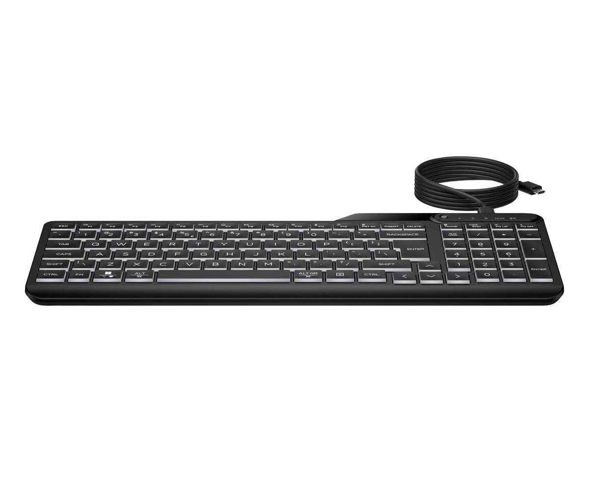EAN 197192768815 - HP 405 Backlit Wired Keyboard teclado Oficina USB Negro imagen 10