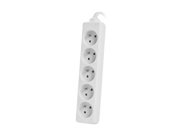 Lanberg Ps0-05e-0150-W Base Múltiple 1,5 M 5 Salidas Ac Interior Blanco