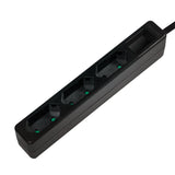 Logilink Lps229b - Regleta De 3 Enchufes (Enchufe Europeo), Color Negro