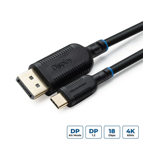EAN 5715063039182 - Microconnect MC-USBCDP05 adaptador de cable de vídeo 0,5 m USB Tipo C DisplayPort Negro imagen 1