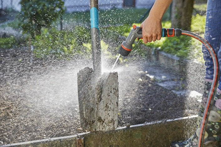 Gardena 18304-20 Pistola De Pulverización De Agua O Boquilla Pistola Pulverizadora De Agua Para Jardín Negro, Gris, Naranja