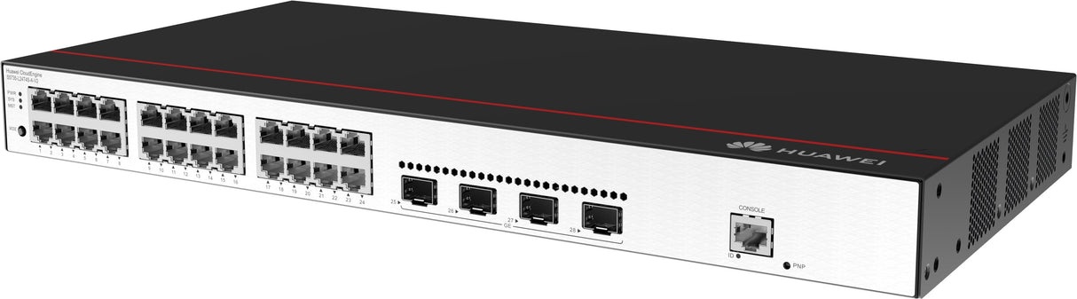 Huawei Cloudengine S5735-L24t4s-A-V2 Gestionado L3 Gigabit Ethernet (10/100/1000) 1u Negro, Plata