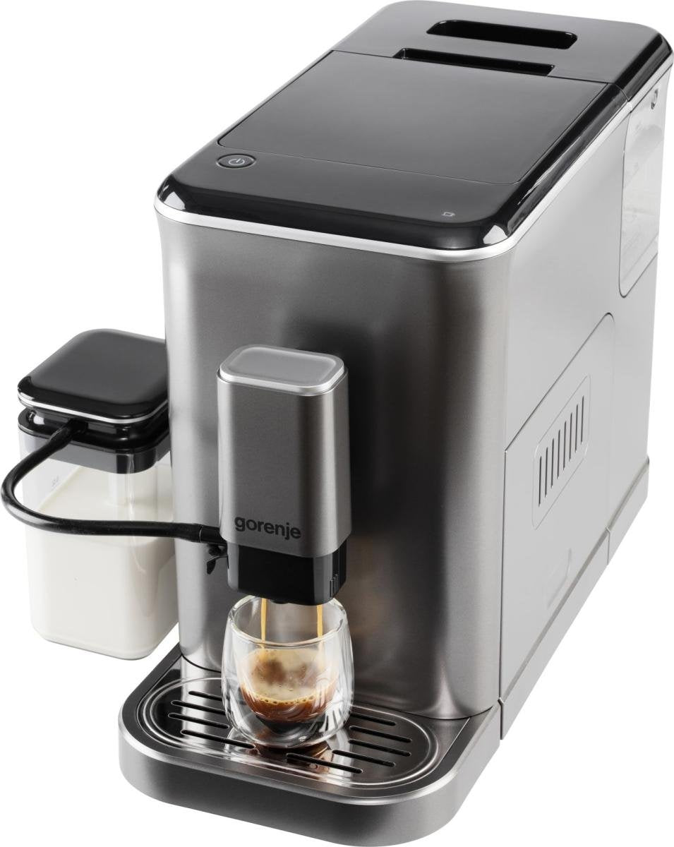 Gorenje Coffee Machine Gfacm20s Pump Pressure 20 Bar, Detachable Milk Frother, Automatic, 1350 W, Stainless Steel