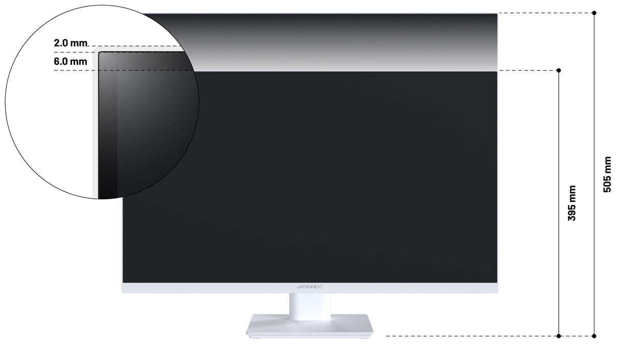 EAN 4589511175873 - JAPANNEXT JN-IPS270WQHD75F-C65W-HSP-W pantalla para PC 68,6 cm (27") 2560 x 1440 Pixeles Quad HD LED Blan imagen 4
