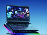 Conceptronic Usb-C Laptop-Almohadilla Refrigerante + Handyhalter, Rgb, 12v