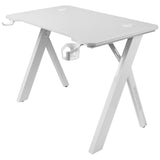 Mesa Gaming Mars Gaming Mgd100rgb 100 X 60 X 74cm Blanca