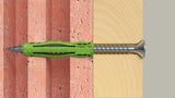 Fischer Sx Plus Green 8x40 S K 10, 567864, Pasador Verde
