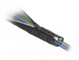 Emv Abschirmgeflechtschlauch Mit Reissverschluss Hitzebeständig 1 M X 30 Mm Schwarz