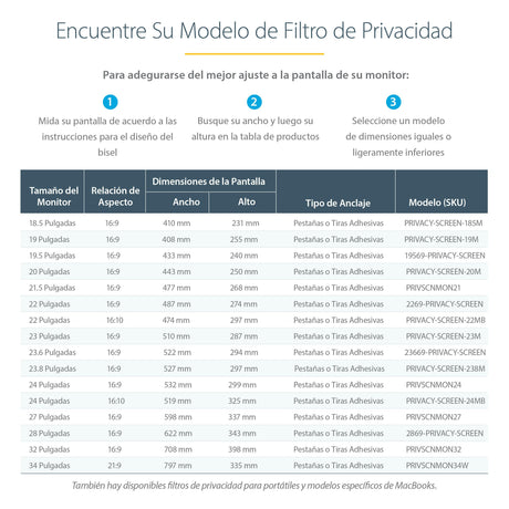 EAN 0065030894944 - StarTech.com PRIVACY-SCREEN-185M filtro para monitor 47 cm (18.5") Filtro de privacidad para pantallas si imagen 12