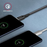 Axagon Hcm-Am20ab Usb-C Zu Usb-A Cable, 2 M, Usb 2.0, 3a, Geflochten - Negro