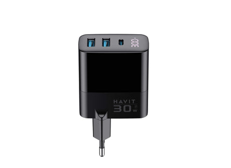 EAN 6939119068677 - Havit 6939119068677 cargador de dispositivo móvil Negro Carga rápida Interior imagen 2