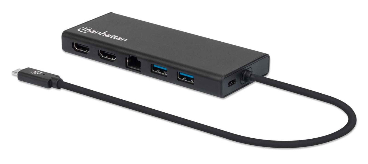 Convertidor Manhattan 152747 Usb-C 3.0 A Rj45 2x Hdmi