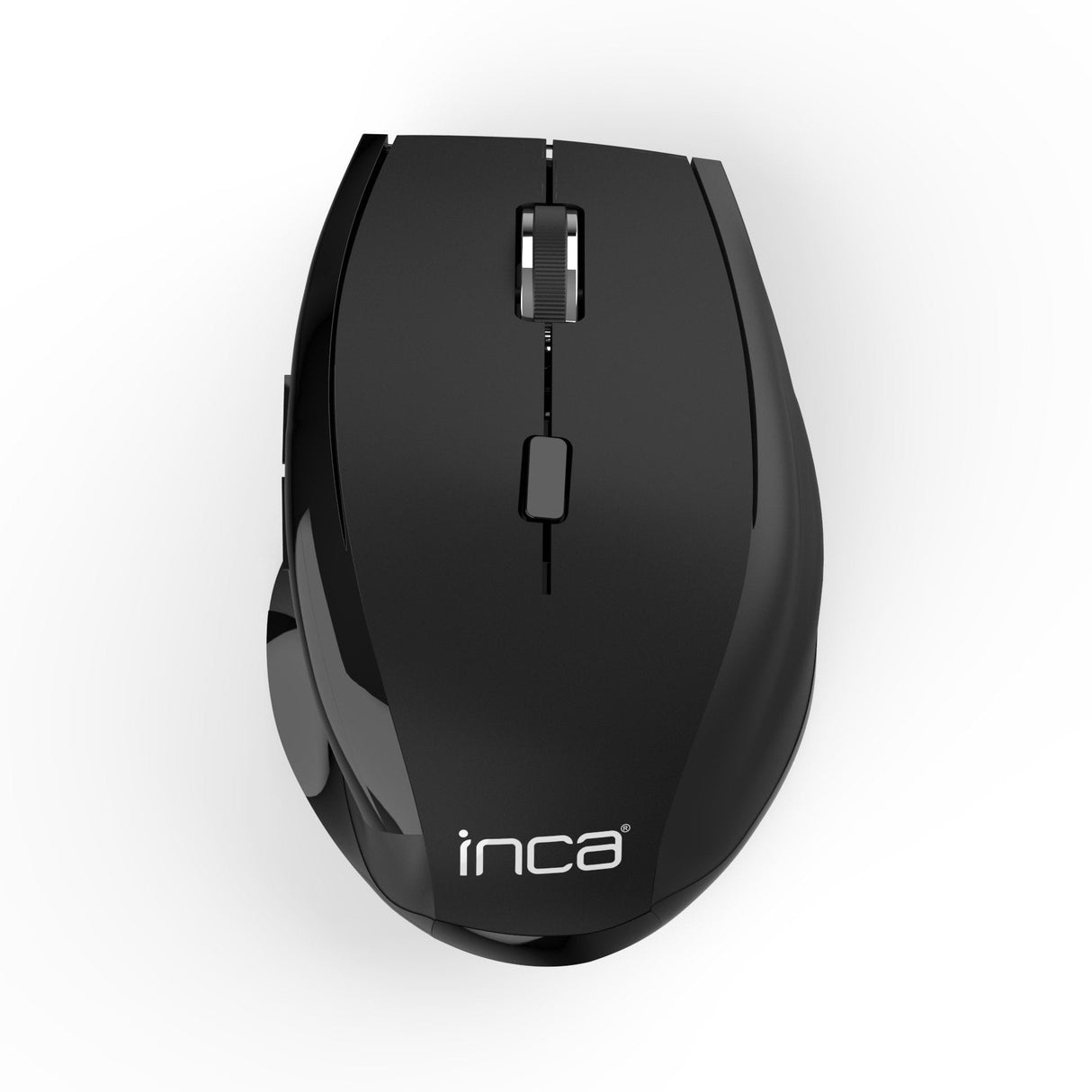 Inca Raton Iwm-500gl  Nano-Usb, Wireless, Laser, 1600 Dpi, Negro Retail