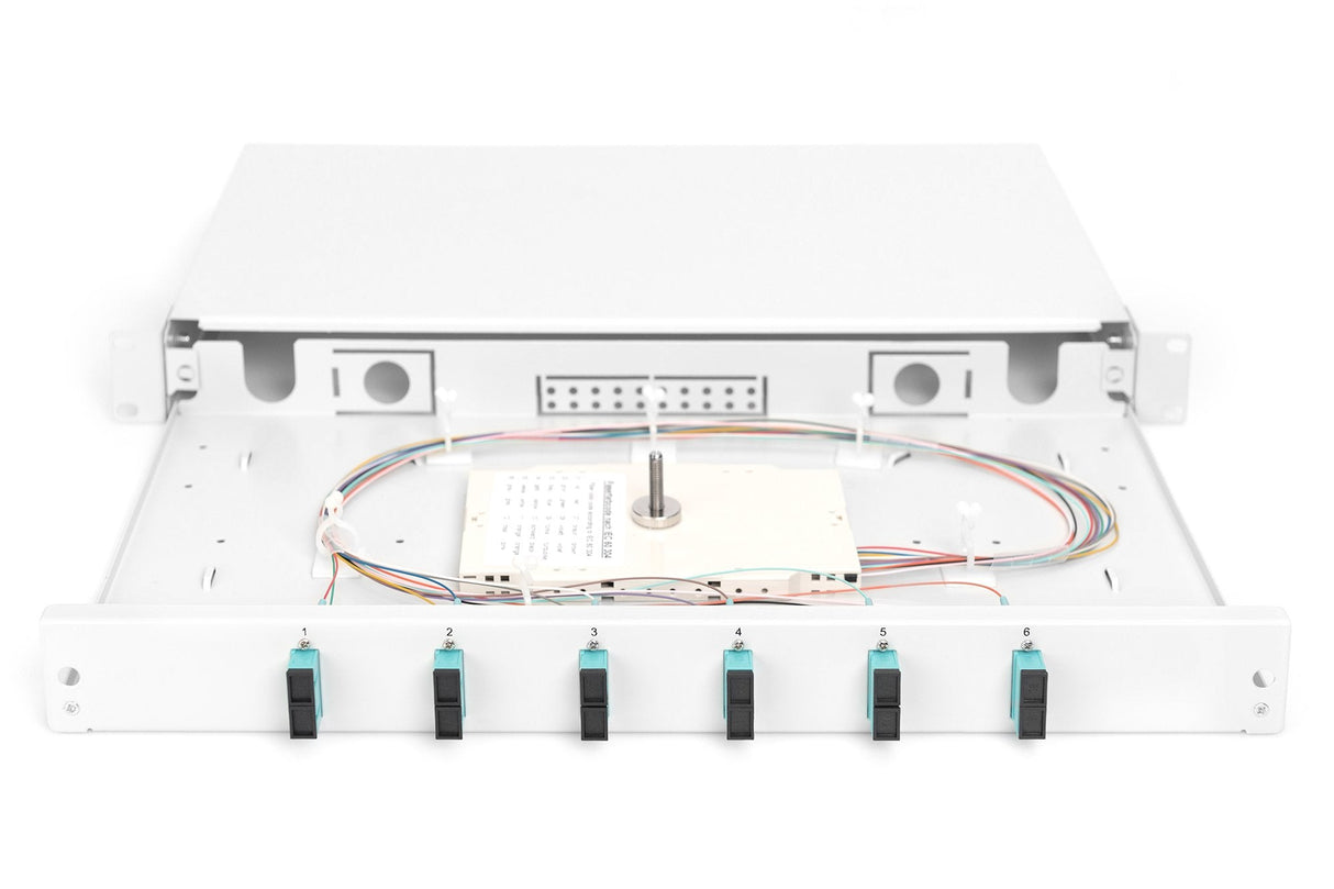 Digitus Caja De Empalme De Fibra De Vidrio, Equipada, Sc, Om3