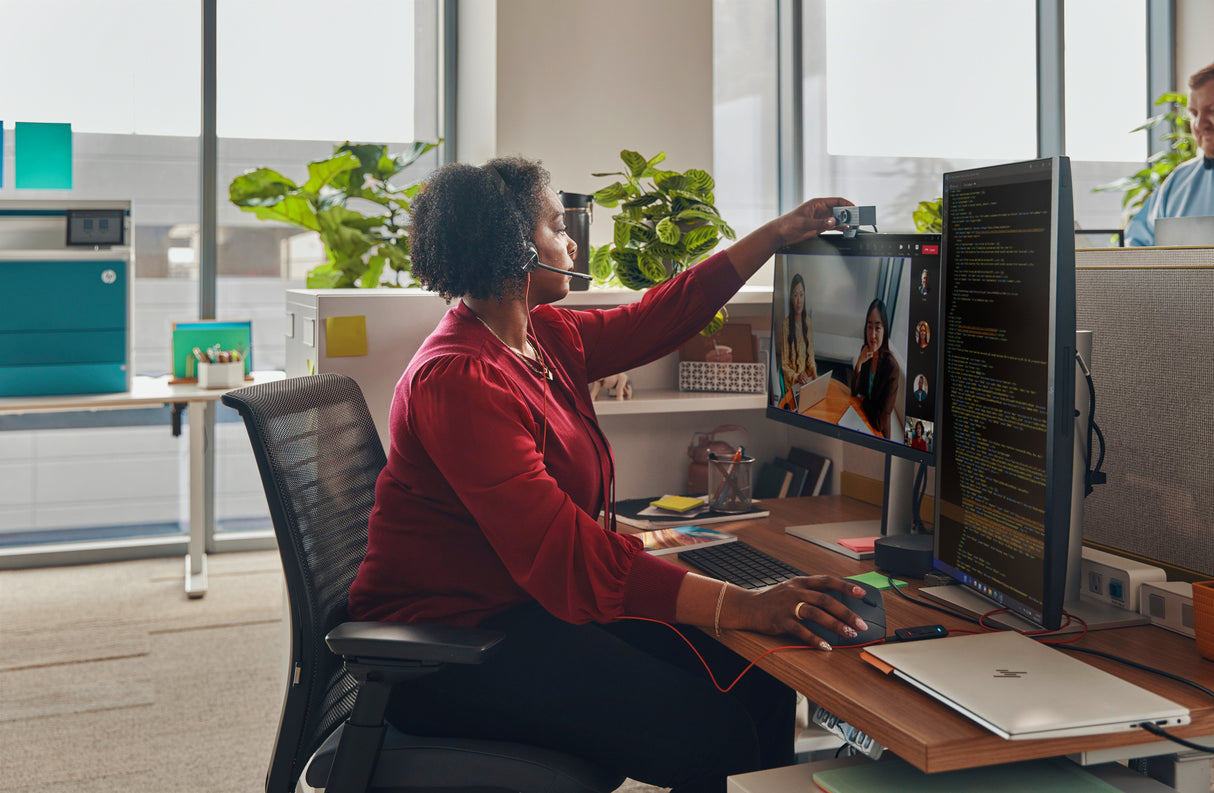 Hp Auriculares Estéreo Poly Blackwire 3320 Usb-C + Adaptador Usb-C/A