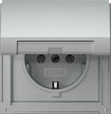 Gira Tx44 Toma De Corriente Schuko Aluminio