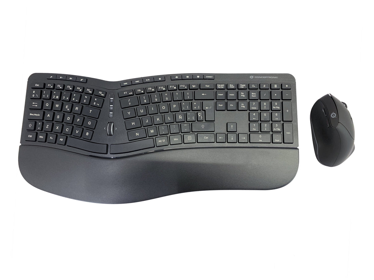 EAN 4015867227008 - Conceptronic ORAZIO02ES teclado Ratón incluido Oficina RF inalámbrico QWERTY Español Negro imagen 1