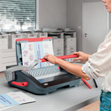 Gbc Combbind Cb25, Kamm-Bindegerät, Manuell, 390 Hojas, Negro, Rojo