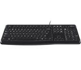Teclado Inglés Logitech K120 Usb Qwerty Negro 920-002501