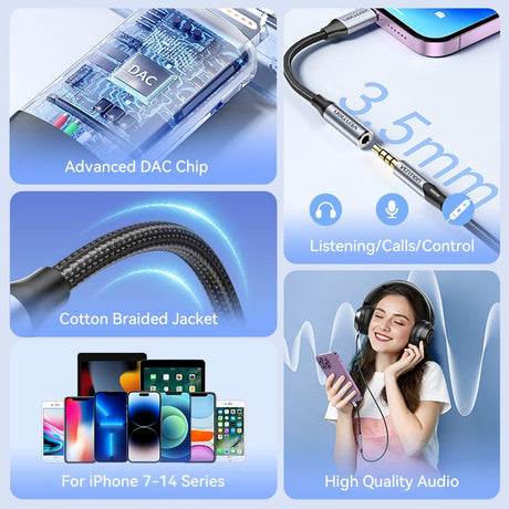 EAN 6922794787698 - Vention BMBHA cable de audio Gris imagen 3