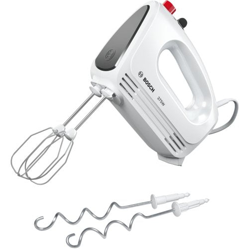 Batidora De Mano Bosch Mfq22100 Clevermixx, 375 W, 4 Velocidades, Blanco Gris Oscuro
