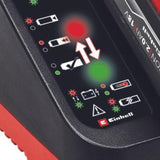 Cargador  Einhell Power X-Car Charger 3a Negro/Rojo