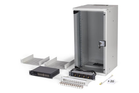 EAN 4016032499442 - Digitus DN-49104-SET armario rack Bastidor de pared Gris imagen 1