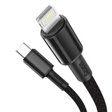 Baseus Catlgd-A01 Cable De Conector Lightning 2 M Negro