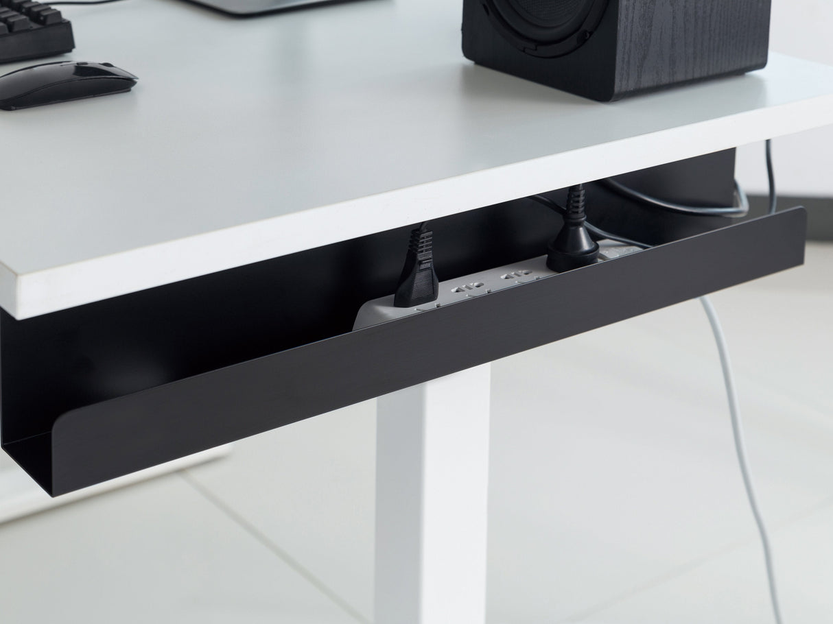 Equip 650863 Organizador De Cables Escritorio Bandeja De Cables Negro 1 Pieza(S)