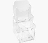Exacompta Tischprospekthalter Office Exacryl Transparente Din Largo 3 Compartimentos 11,5 X 11,2 X 21,8 Cm, 1 Unidades