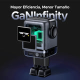 Cargador Ugreen Usb-A+3*Usb-C 100w  Gan Fast