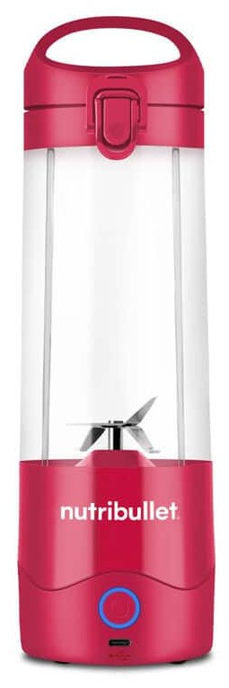 Licuadora Portátil Nutribullet Nbp003ma (Magenta, Funciona Con Pilas, 0,475 Litros) 0c22300095