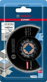 Hoja De Sierra Segmentada De Diamante Bosch Expert Acz 85 Rd4 Lechada + Abrasivo 85mm (Ancho De Corte 2 Mm)  2608900034