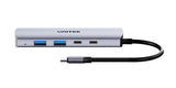 Unitek 4w1 Usb-C 10 Gbps  2x Usb-A  2x Usb-C