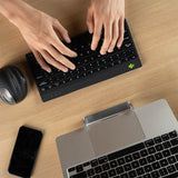 Teclado Inglés R-Go Tools Rgocouswlbl Bluetooth Qwerty Ee. Uu. Negro