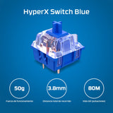 Keyboard Alloy Origins Pbt Hx/Aqua 639n5aa#Aba Hyperx
