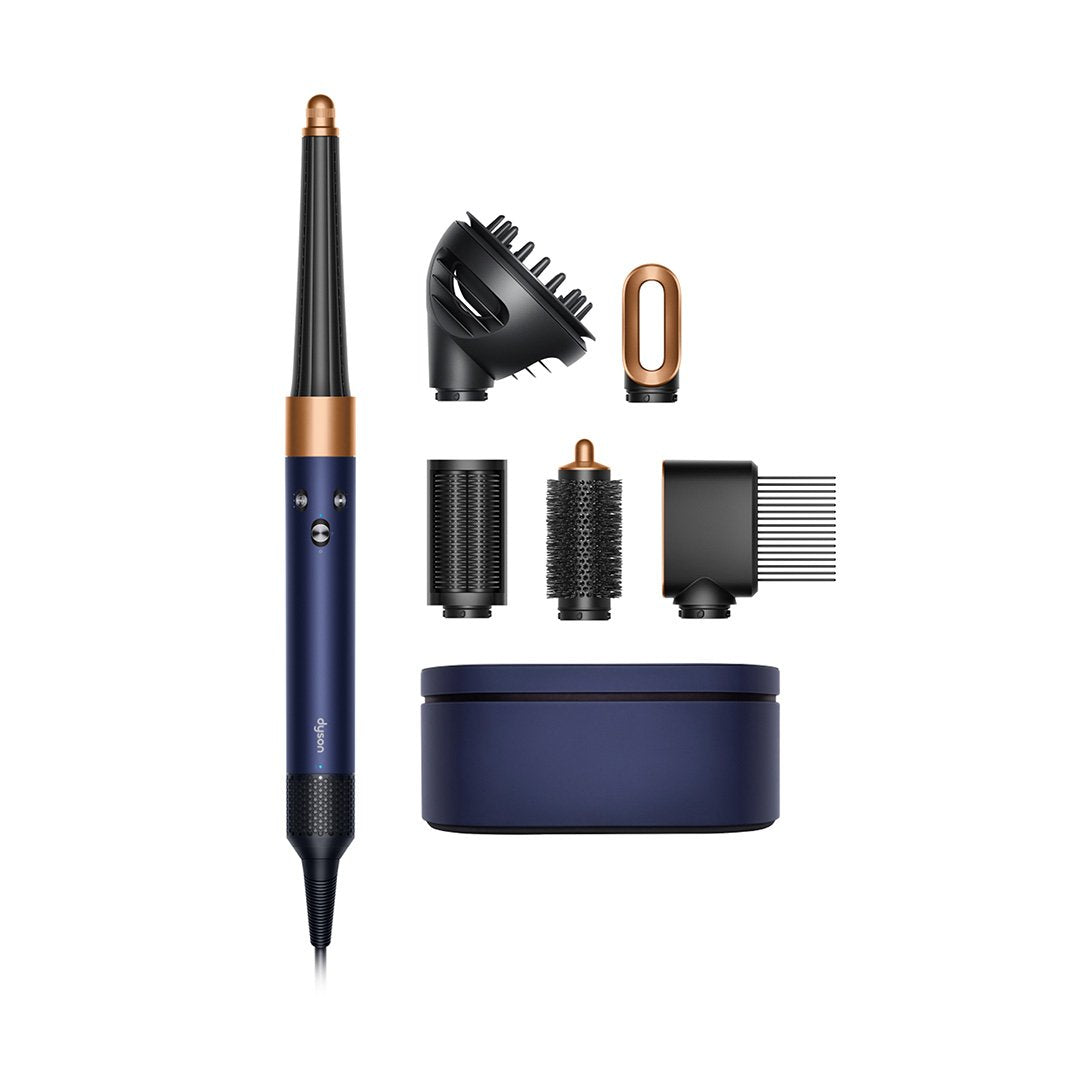Dyson Airwrap I.D. Curly + Coily Multi-Style Complete Long Styler And Dryer Hs08 Prussian Blue/Copper Eu 107451-01
