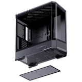 Jonsbo D400 Pc-Gehäuse, Midi Tower, Atx, Tempered Glass - Schwarz