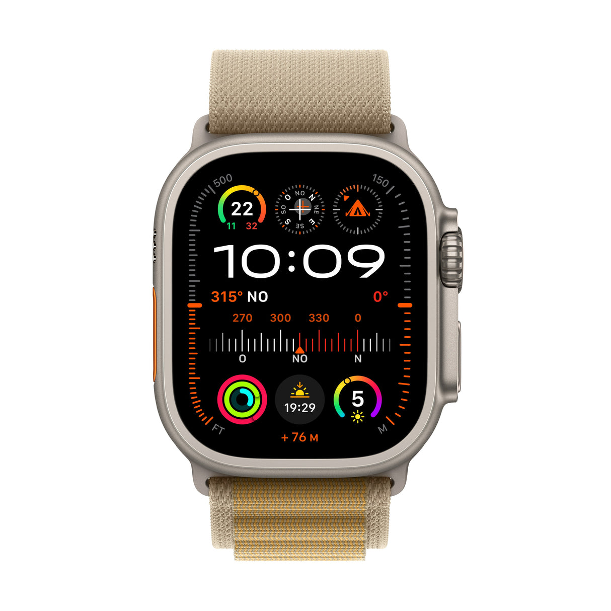 EAN 0195949581250 - Apple Watch Ultra 2 OLED 49 mm Digital 410 x 502 Pixeles Pantalla táctil 4G Titanio GPS (satélite) imagen 2