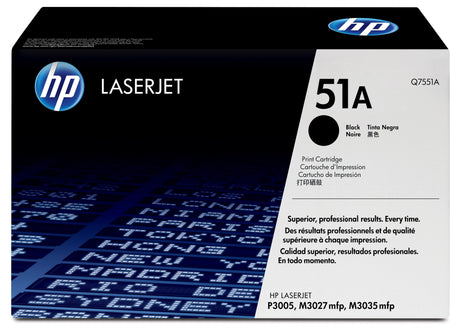 EAN 0882780389052 - HP 51A Black Original LaserJet Toner Cartridge cartucho de tóner 1 pieza(s) imagen 1
