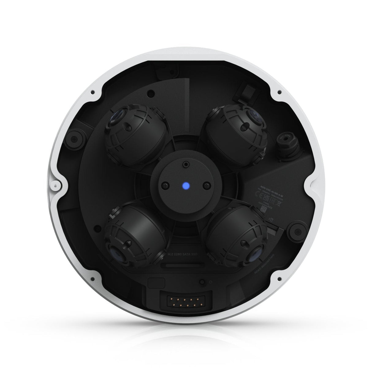 Ubiquiti Unifi Video Camera Ai Multi Sensor 4 &Hll Outdoor &Hll 4k &Hll Infrarojo &Hll Ip66 &Hll Poe++ &Hll White &Hll Uvc-Ai-Ms-4-W