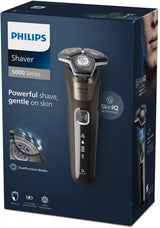 EAN 8720689008457 - Philips SHAVER Series 5000 S5886/30 afeitadora Máquina de afeitar de rotación Recortadora Negro, Marrón imagen 3