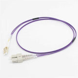 Cable De Fibra C2g Lc Sc Om4 Lszh De 2 M - Violeta