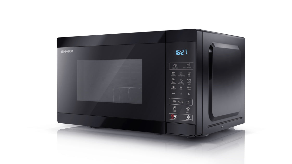 EAN 4974019142326 - Sharp YC-MG02E-B microondas Negro Microondas con grill Encimera 20 L 800 W imagen 2