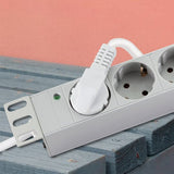 Regleta  9er De Enchufes 19" Pdu Logilink Gris Claro