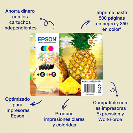 EAN 8715946707952 - Epson 604XL cartucho de tinta 1 pieza(s) Original High (L) Yield Negro imagen 2